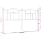 vidaXL Kopfteil Metall Weiß 160 cm vidaXL Kopfteil Metall Weiß 160 cm