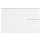 vidaXL Sideboard ALTA Weiß 112x35x73 cm Massivholz Kiefer vidaXL Sideboard ALTA Weiß 112x35x73 cm Massivholz Kiefer