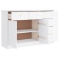 vidaXL Sideboard ALTA Weiß 112x35x73 cm Massivholz Kiefer vidaXL Sideboard ALTA Weiß 112x35x73 cm Massivholz Kiefer