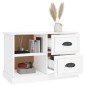 vidaXL TV-Schrank Hochglanz-Weiß 73x35,5x47,5 cm Holzwerkstoff vidaXL TV-Schrank Hochglanz-Weiß 73x35,5x47,5 cm Holzwerkstoff