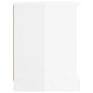 vidaXL TV-Schrank Hochglanz-Weiß 73x35,5x47,5 cm Holzwerkstoff vidaXL TV-Schrank Hochglanz-Weiß 73x35,5x47,5 cm Holzwerkstoff