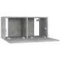 vidaXL TV-Hängeschränke 2 Stk. Betongrau 60x30x30 cm vidaXL TV-Hängeschränke 2 Stk. Betongrau 60x30x30 cm
