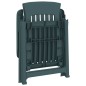 vidaXL Gartenstühle 2 Stk. Verstellbar Grün PP vidaXL Gartenstühle 2 Stk. Verstellbar Grün PP