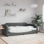 vidaXL Tagesbett Dunkelgrau 90x200 cm Stoff vidaXL Tagesbett Dunkelgrau 90x200 cm Stoff