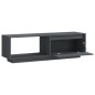 vidaXL TV-Schrank Grau 110x30x33,5 cm Massivholz Kiefer vidaXL TV-Schrank Grau 110x30x33,5 cm Massivholz Kiefer