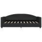 vidaXL Tagesbett Schwarz 90x190 cm Stoff vidaXL Tagesbett Schwarz 90x190 cm Stoff
