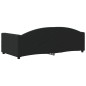 vidaXL Tagesbett Schwarz 90x190 cm Stoff vidaXL Tagesbett Schwarz 90x190 cm Stoff
