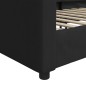 vidaXL Tagesbett Schwarz 90x190 cm Stoff vidaXL Tagesbett Schwarz 90x190 cm Stoff