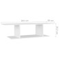 vidaXL TV-Wandschrank Weiß 103x30x26,5 cm vidaXL TV-Wandschrank Weiß 103x30x26,5 cm