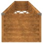 vidaXL Hochbeet 482x50x36 cm Cortenstahl vidaXL Hochbeet 482x50x36 cm Cortenstahl
