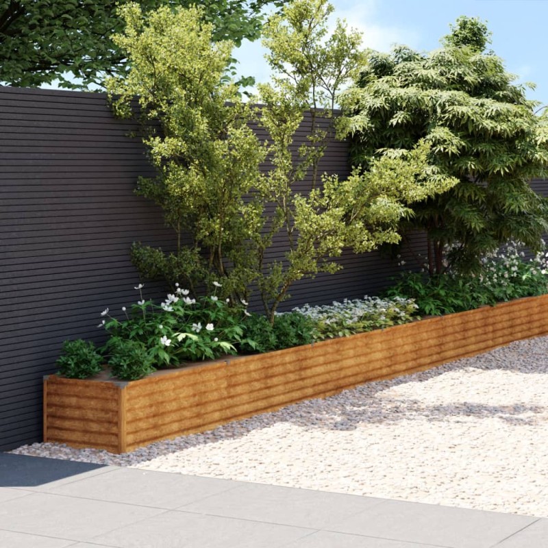 vidaXL Hochbeet 770x50x36 cm Cortenstahl vidaXL Hochbeet 770x50x36 cm Cortenstahl