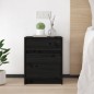 vidaXL Nachttische 2 Stk. Schwarz 40x31x50 cm Massivholz Kiefer vidaXL Nachttische 2 Stk. Schwarz 40x31x50 cm Massivholz Kiefer