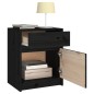 vidaXL Nachttische 2 Stk. Schwarz 40x31x50 cm Massivholz Kiefer vidaXL Nachttische 2 Stk. Schwarz 40x31x50 cm Massivholz Kiefer