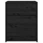 vidaXL Nachttische 2 Stk. Schwarz 40x31x50 cm Massivholz Kiefer vidaXL Nachttische 2 Stk. Schwarz 40x31x50 cm Massivholz Kiefer
