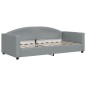 vidaXL Tagesbett Hellgrau 90x190 cm Stoff vidaXL Tagesbett Hellgrau 90x190 cm Stoff