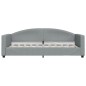 vidaXL Tagesbett Hellgrau 90x190 cm Stoff vidaXL Tagesbett Hellgrau 90x190 cm Stoff