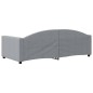 vidaXL Tagesbett Hellgrau 90x190 cm Stoff vidaXL Tagesbett Hellgrau 90x190 cm Stoff