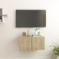 vidaXL TV-Hängeschrank Sonoma-Eiche 60x30x30 cm vidaXL TV-Hängeschrank Sonoma-Eiche 60x30x30 cm