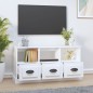 vidaXL TV-Schrank Weiß 100x35x50 cm Holzwerkstoff vidaXL TV-Schrank Weiß 100x35x50 cm Holzwerkstoff