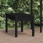 vidaXL Gartenbank Schwarz 80x44x45 cm Massivholz Kiefer vidaXL Gartenbank Schwarz 80x44x45 cm Massivholz Kiefer