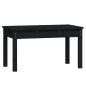 vidaXL Gartenbank Schwarz 80x44x45 cm Massivholz Kiefer vidaXL Gartenbank Schwarz 80x44x45 cm Massivholz Kiefer