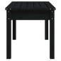 vidaXL Gartenbank Schwarz 80x44x45 cm Massivholz Kiefer vidaXL Gartenbank Schwarz 80x44x45 cm Massivholz Kiefer