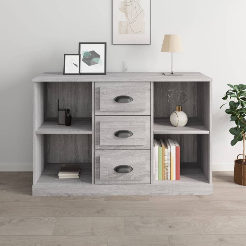 vidaXL Sideboard Grau Sonoma 104,5x35,5x67,5 cm Holzwerkstoff vidaXL Sideboard Grau Sonoma 104,5x35,5x67,5 cm Holzwerkstoff