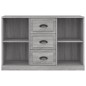 vidaXL Sideboard Grau Sonoma 104,5x35,5x67,5 cm Holzwerkstoff vidaXL Sideboard Grau Sonoma 104,5x35,5x67,5 cm Holzwerkstoff