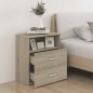 vidaXL Nachttische 2 Stk. Sonoma-Eiche 50x32x60 cm vidaXL Nachttische 2 Stk. Sonoma-Eiche 50x32x60 cm
