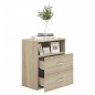 vidaXL Nachttische 2 Stk. Sonoma-Eiche 50x32x60 cm vidaXL Nachttische 2 Stk. Sonoma-Eiche 50x32x60 cm
