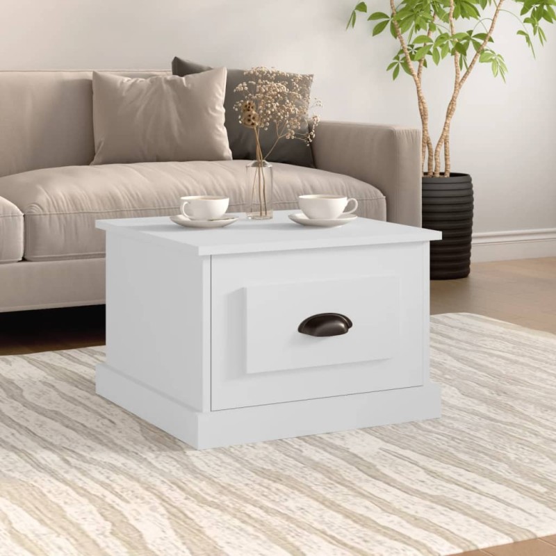 vidaXL Couchtisch Weiß 50x50x35 cm Holzwerkstoff vidaXL Couchtisch Weiß 50x50x35 cm Holzwerkstoff