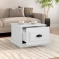 vidaXL Couchtisch Weiß 50x50x35 cm Holzwerkstoff vidaXL Couchtisch Weiß 50x50x35 cm Holzwerkstoff