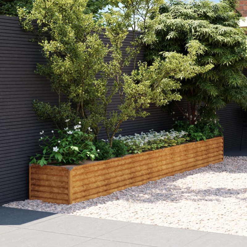 vidaXL Hochbeet 386x50x36 cm Cortenstahl vidaXL Hochbeet 386x50x36 cm Cortenstahl