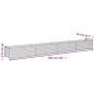 vidaXL Hochbeet 386x50x36 cm Cortenstahl vidaXL Hochbeet 386x50x36 cm Cortenstahl