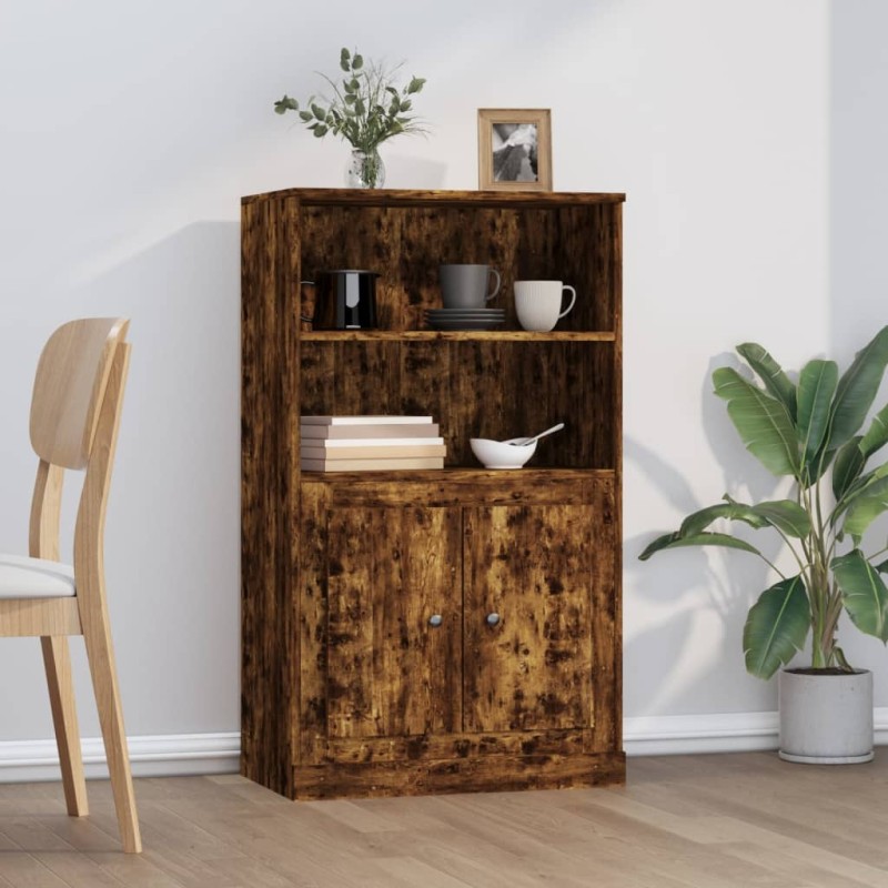 vidaXL Highboard Räuchereiche 60x35,5x103,5 cm Holzwerkstoff vidaXL Highboard Räuchereiche 60x35,5x103,5 cm Holzwerkstoff