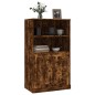 vidaXL Highboard Räuchereiche 60x35,5x103,5 cm Holzwerkstoff vidaXL Highboard Räuchereiche 60x35,5x103,5 cm Holzwerkstoff