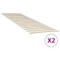Lattenroste mit 34 Latten 2 Stk. 80x200 cm Lattenroste mit 34 Latten 2 Stk. 80x200 cm