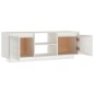 vidaXL TV-Schrank Weiß 110x30x40 cm Massivholz Kiefer vidaXL TV-Schrank Weiß 110x30x40 cm Massivholz Kiefer