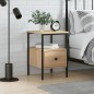 vidaXL Nachttisch Sonoma-Eiche 34x36x50 cm Holzwerkstoff vidaXL Nachttisch Sonoma-Eiche 34x36x50 cm Holzwerkstoff
