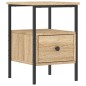 vidaXL Nachttisch Sonoma-Eiche 34x36x50 cm Holzwerkstoff vidaXL Nachttisch Sonoma-Eiche 34x36x50 cm Holzwerkstoff