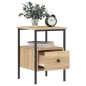 vidaXL Nachttisch Sonoma-Eiche 34x36x50 cm Holzwerkstoff vidaXL Nachttisch Sonoma-Eiche 34x36x50 cm Holzwerkstoff