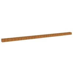 vidaXL Hochbeet 1152x50x36 cm Cortenstahl