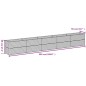 vidaXL Hochbeet 482x50x69 cm Cortenstahl vidaXL Hochbeet 482x50x69 cm Cortenstahl