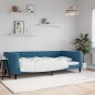 vidaXL Tagesbett Blau 100x200 cm Samt vidaXL Tagesbett Blau 100x200 cm Samt