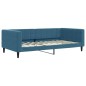 vidaXL Tagesbett Blau 100x200 cm Samt vidaXL Tagesbett Blau 100x200 cm Samt