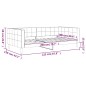 vidaXL Tagesbett Blau 100x200 cm Samt vidaXL Tagesbett Blau 100x200 cm Samt