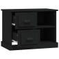 vidaXL Nachttisch Schwarz 60x35,5x45 cm vidaXL Nachttisch Schwarz 60x35,5x45 cm