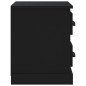 vidaXL Nachttisch Schwarz 60x35,5x45 cm vidaXL Nachttisch Schwarz 60x35,5x45 cm