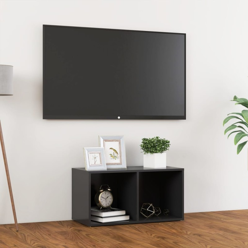 vidaXL TV-Schrank Grau 72x35x36,5 cm Holzwerkstoff vidaXL TV-Schrank Grau 72x35x36,5 cm Holzwerkstoff