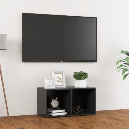 vidaXL TV-Schrank Grau 72x35x36,5 cm Holzwerkstoff